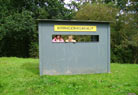 a hut was the first sign of the coming important weekend