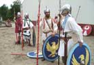 Discedite. Discussing the drill.