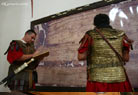 The troops from Spain have begun planning the campaign on the Roman map.