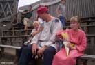 We were watching the gladiators.