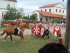 Cavalry training.