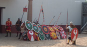 We practised the arena sequence again.