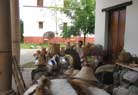 The Poles have already set up shop yesterday, and are displaying their stuff.