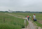 Arriving just after 3 at a still next to empty site.
