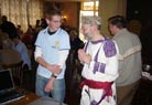 Aitor generated a lot of interest amongst the visitors - here during lunch break.