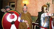 Aitor Iriarte - flanked by his loyal comitatus, the fectienses seniores: left Chariovalda/Andreas, right Valerius/Robert