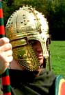 Detail of the Deurne helmet.