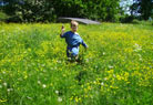 Jeroen amongst the buttercups and dandelions..