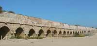 Spread showing the western aquaduct on the beach.